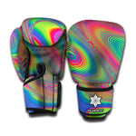 Psychedelic Rave Print Boxing Gloves