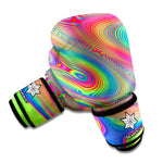 Psychedelic Rave Print Boxing Gloves