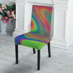 Psychedelic Rave Print Dining Chair Slipcover