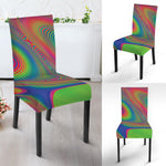 Psychedelic Rave Print Dining Chair Slipcover