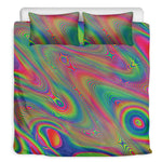Psychedelic Rave Print Duvet Cover Bedding Set