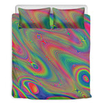 Psychedelic Rave Print Duvet Cover Bedding Set