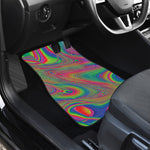 Psychedelic Rave Print Front Car Floor Mats