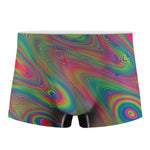 Psychedelic Rave Print Men's Boxer Briefs
