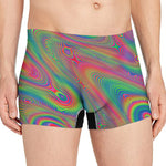 Psychedelic Rave Print Men's Boxer Briefs