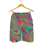 Psychedelic Rave Print Men's Shorts
