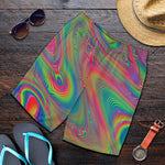 Psychedelic Rave Print Men's Shorts