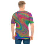 Psychedelic Rave Print Men's T-Shirt