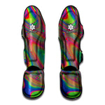 Psychedelic Rave Print Muay Thai Shin Guard