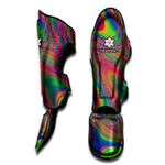 Psychedelic Rave Print Muay Thai Shin Guard