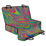 Psychedelic Rave Print Pet Car Back Seat Cover