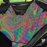 Psychedelic Rave Print Pet Car Back Seat Cover