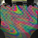 Psychedelic Rave Print Pet Car Back Seat Cover