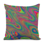 Psychedelic Rave Print Pillow Cover
