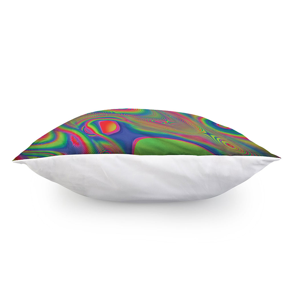 Psychedelic Rave Print Pillow Cover