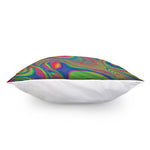 Psychedelic Rave Print Pillow Cover