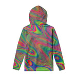 Psychedelic Rave Print Pullover Hoodie