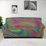Psychedelic Rave Print Sofa Cover