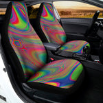 Psychedelic Rave Print Universal Fit Car Seat Covers