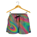 Psychedelic Rave Print Women's Shorts
