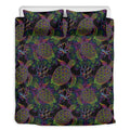 Psychedelic Sea Turtle Pattern Print Duvet Cover Bedding Set