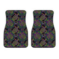 Psychedelic Sea Turtle Pattern Print Front Car Floor Mats