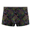 Psychedelic Sea Turtle Pattern Print Men's Boxer Briefs