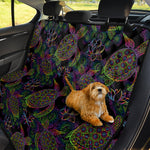 Psychedelic Sea Turtle Pattern Print Pet Car Back Seat Cover