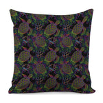 Psychedelic Sea Turtle Pattern Print Pillow Cover