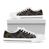 Psychedelic Sea Turtle Pattern Print White Low Top Shoes