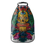 Psychedelic Skull Print Car Seat Organizers