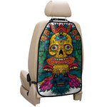 Psychedelic Skull Print Car Seat Organizers