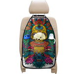 Psychedelic Skull Print Car Seat Organizers