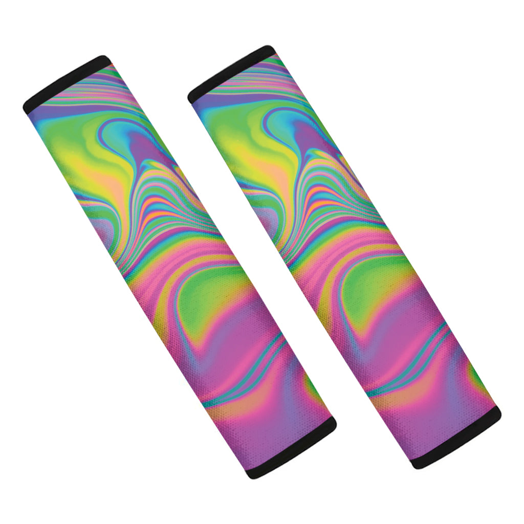 Psychedelic Soap Bubble Print Car Seat Belt Covers