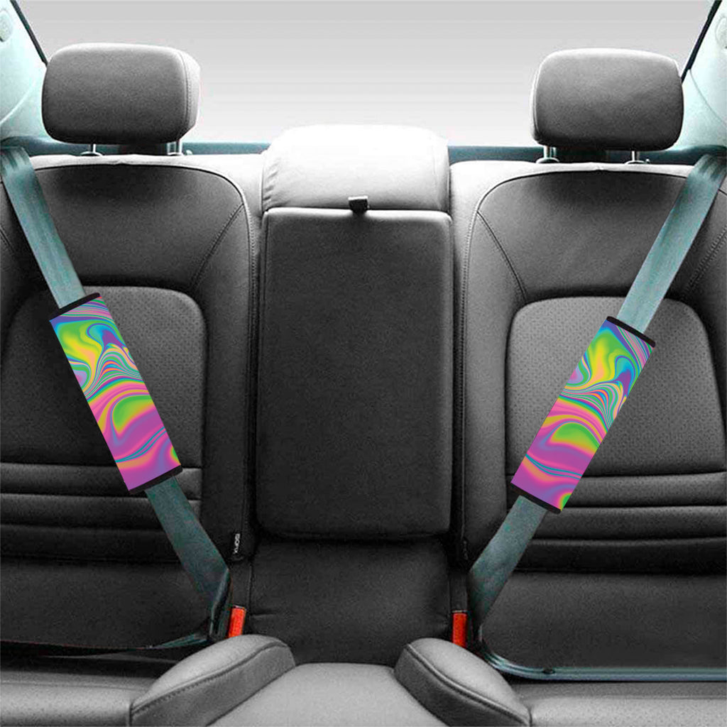 Psychedelic Soap Bubble Print Car Seat Belt Covers