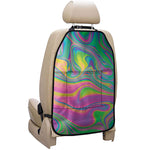 Psychedelic Soap Bubble Print Car Seat Organizers