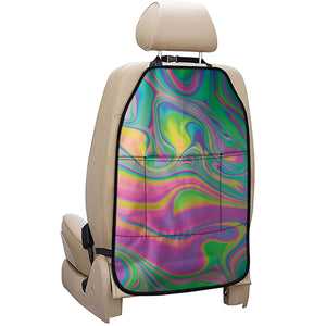 Psychedelic Soap Bubble Print Car Seat Organizers