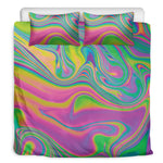 Psychedelic Soap Bubble Print Duvet Cover Bedding Set