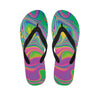 Psychedelic Soap Bubble Print Flip Flops