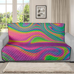 Psychedelic Soap Bubble Print Futon Protector