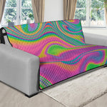 Psychedelic Soap Bubble Print Futon Protector