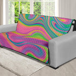 Psychedelic Soap Bubble Print Futon Protector