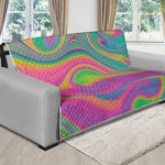 Psychedelic Soap Bubble Print Futon Protector