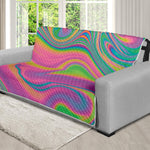 Psychedelic Soap Bubble Print Futon Protector