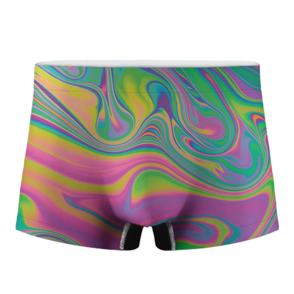 Psychedelic Soap Bubble Print Men's Boxer Briefs