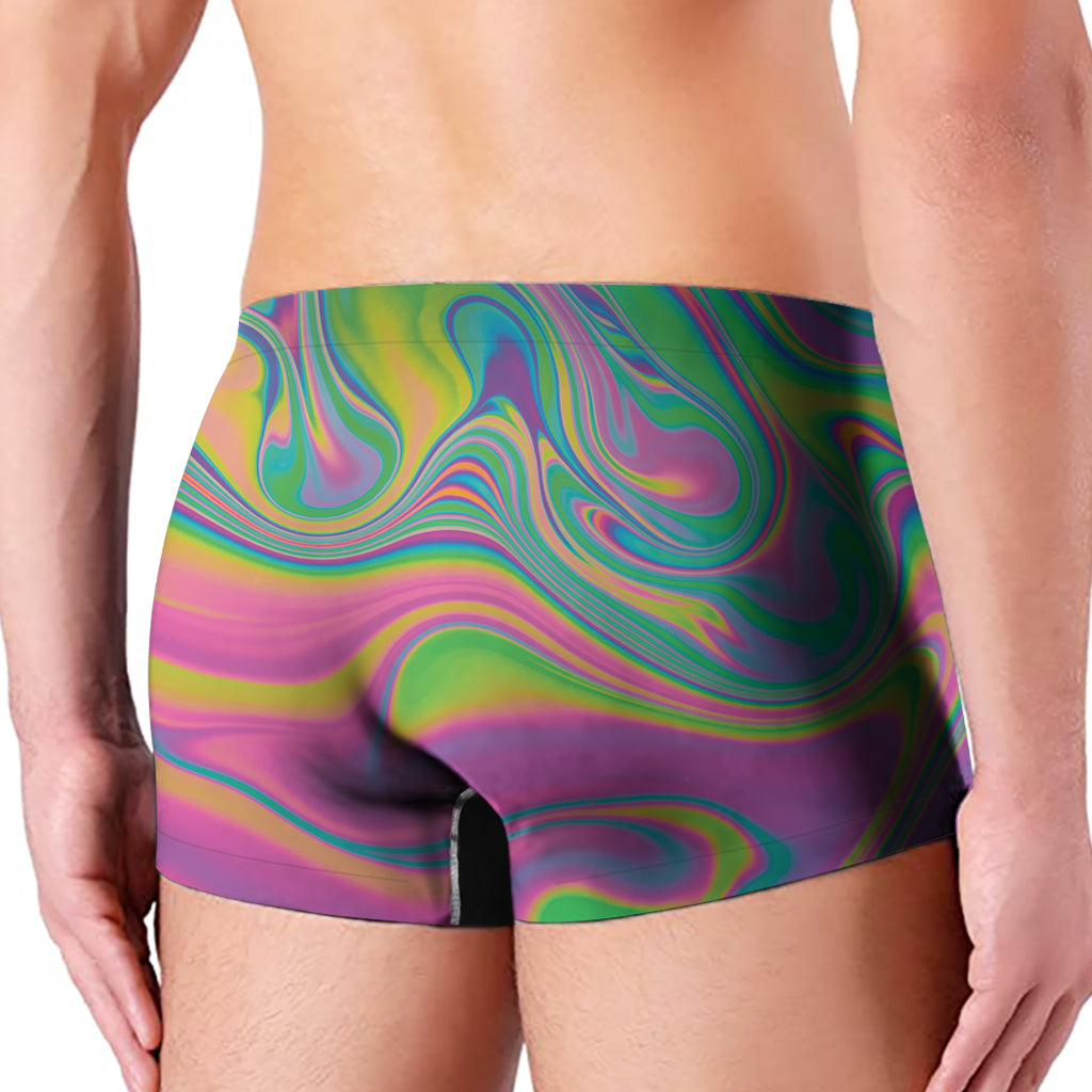 Psychedelic Soap Bubble Print Men's Boxer Briefs