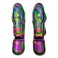 Psychedelic Soap Bubble Print Muay Thai Shin Guards