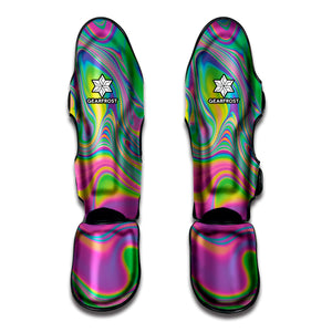 Psychedelic Soap Bubble Print Muay Thai Shin Guard