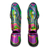 Psychedelic Soap Bubble Print Muay Thai Shin Guard