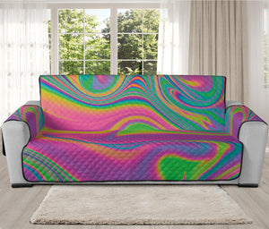 Psychedelic Soap Bubble Print Oversized Sofa Protector